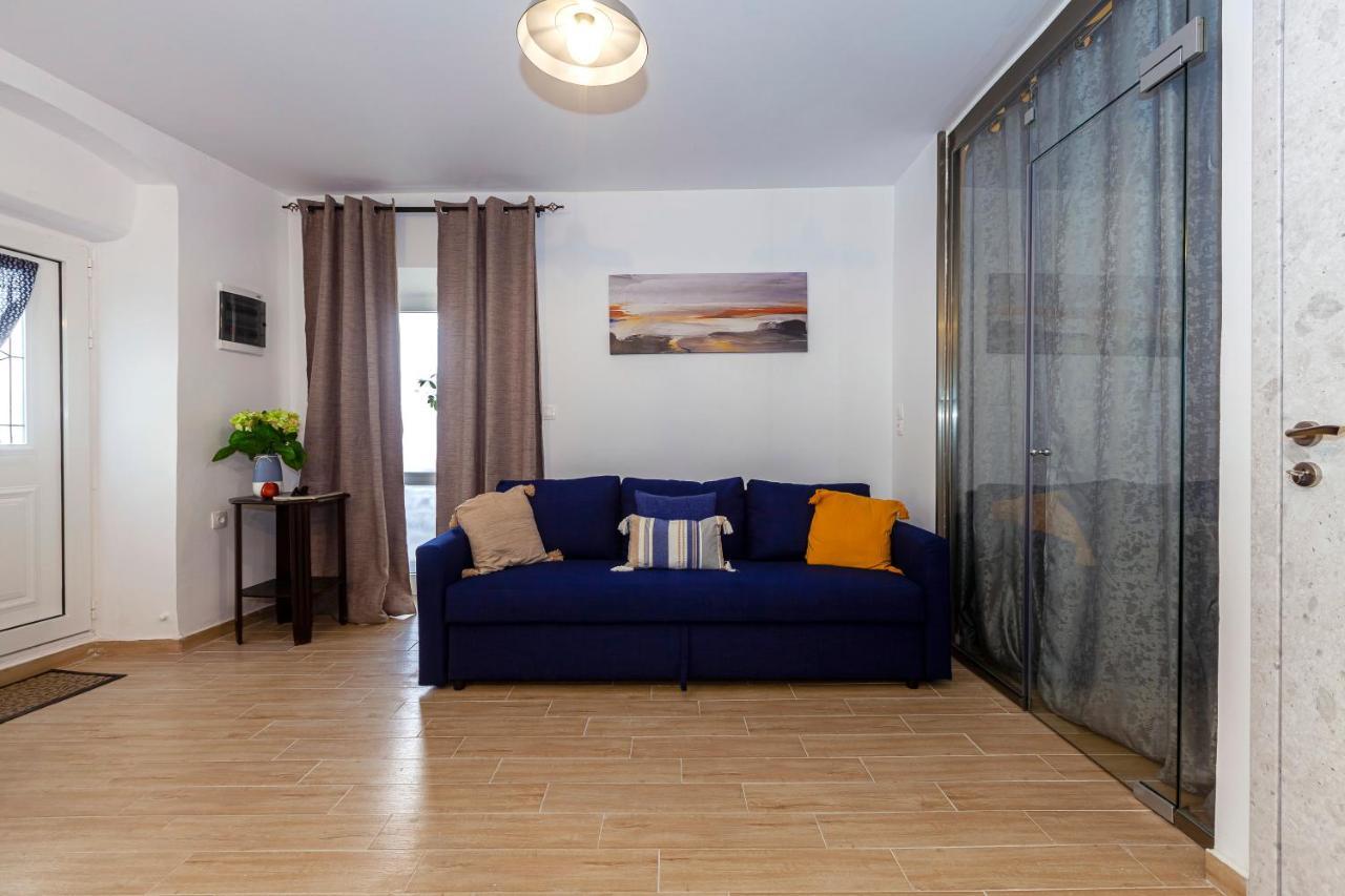 Navy Blue Daire Korfu Dış mekan fotoğraf